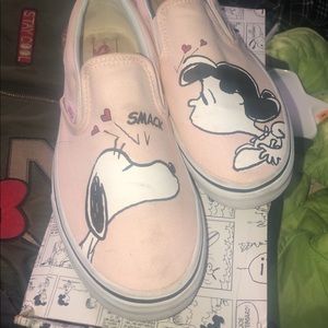 Vans Snoopy Slip Ons